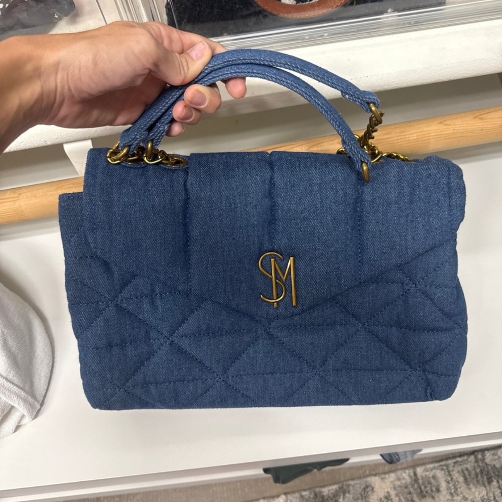 Steve Madden denim purse - Picture 1 of 4